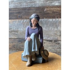 Collectible Elisa Figure 'Woman On Steps'