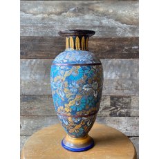 Antique Royal Doulton Painted Vase c1900