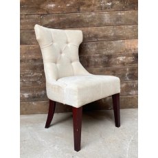 Contemporary Cream Upholstered Chair