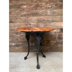 Vintage Cast Iron Pub Table