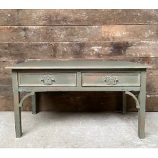 Vintage Rustic Painted Coffee Table