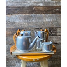 Vintage Picquot Ware Tea & Coffee Set