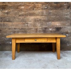 Contemporary Solid Oak Coffee Table