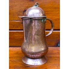 Vintage Hammered Copper Coffee Pot