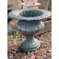 Short Cast Iron Garden Urns