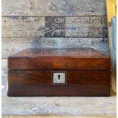 Antique 19th Century Rosewood Writing Box