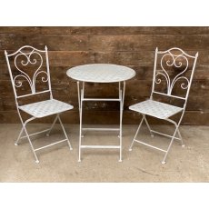 Garden Bistro Set (White)