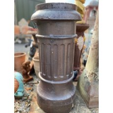 Reclaimed Dark Glazed Column Chimney Pot