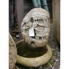 Carved Granite Water Feature