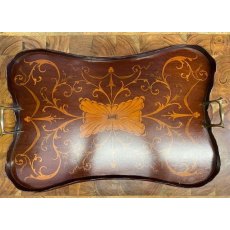 Edwardian Inlaid Mahogany Tray