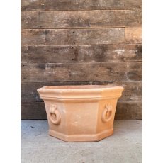 Fine Italian Decorative Terracotta Planter (Octagon)