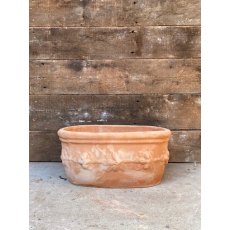 Fine Italian Decorative Terracotta Planter (Leaf)