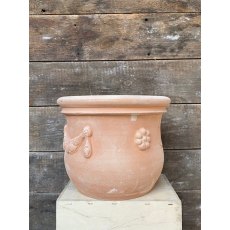 Fine Italian Decorative Terracotta Urn (Swag)