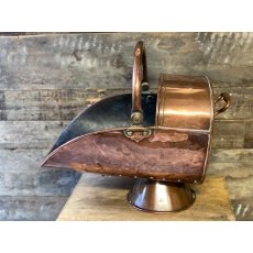 Lovely Victorian Copper Coal Scuttle