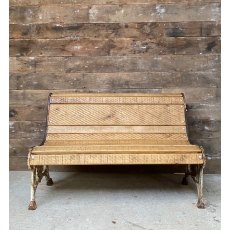 Reclaimed Decorative Oak & Cast Iron Garden Bench