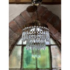 Vintage Glass Chandelier