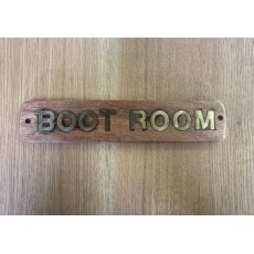 Wooden Sign (Boot Room)