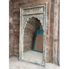 Grand Decorative Teak Mirror (1.02m x 2.03m)