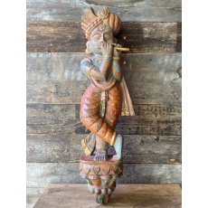 Antique 18th Century Teak Krishna Figure