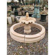 Natural Stone Fountain with Surround (Imperial)