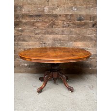 Antique 19th Century Walnut Tilt Top Dining Table