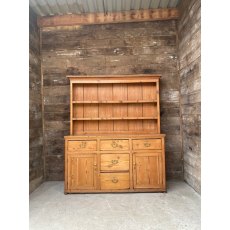 Vintage Early 20th Century Farmhouse Pine Dresser