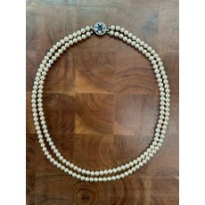 Vintage Double Strand Pearl Necklace