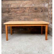 20th Century Solid Pine Farmhouse Style Dining Table