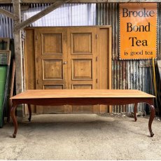 Vintage 20th Century Large French Dining Table (2.6m)
