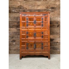 Fantastic Vintage Oriental Export Elm Pantry Cupboard