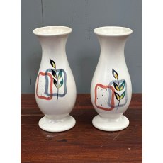Pair of Small 1950's Piazza Ware Vases
