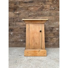 Vintage Rustic Pine Bedside Cupboard