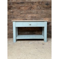 Contemporary Painted Oak Console Table