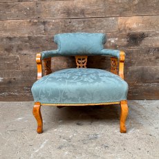 Fantastic Edwardian Upholstered Salon Armchair