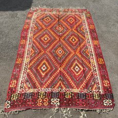 Antique Early 20th Century Turkish Khelim Rug