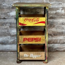 Rustic Vegetable Crate Shelves