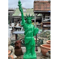 Painted Cast Iron Statue Of Liberty Statue