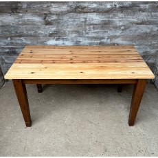 Reclaimed Contemporary Solid Pine Dining Table