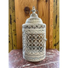 Metal Lantern (White)