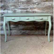 Vintage Painted Mahogany Cabriole Leg Desk