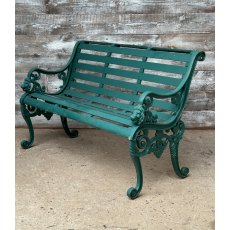 Quality Modern Cast Metal Lion Head Garden Bench