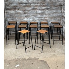 Reclaimed Vintage Mid Century Lab Stools