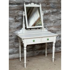 Vintage Painted Pine Dressing Table