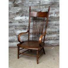 Fine Antique 19th Century American Ash Bentwood Armchair