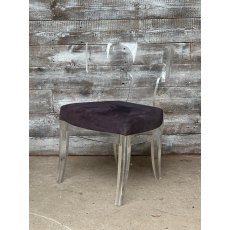Retro 20th Century Moulded Upholstered Ghost Chair