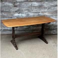 Vintage 20th Century Ercol Elm & Beech Dining Table