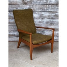 Vintage Mid Century Parker Knoll Teak Armchair