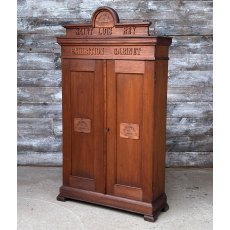 Vintage 1950's Wooden Habana Cigar Cabinet