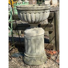 Reclaimed 1950's Quality Large Urn on Plinth