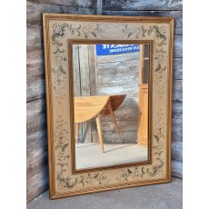 Fabulous Vintage Hand Painted & Gilt Wall Mirror